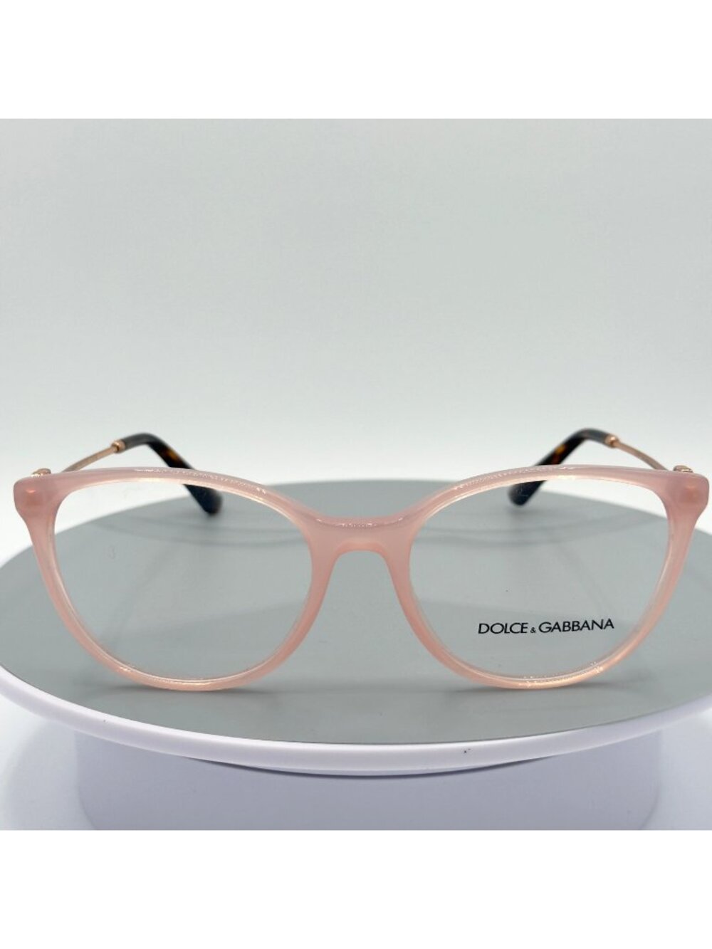 DOLCE & GABBANA Eyeglasses DG 3363 3384 Pink Rose Gold Frames 54 18 145